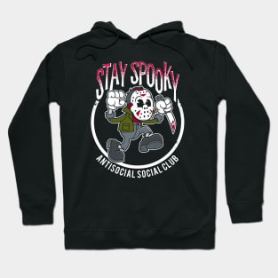 Stay Spooky - Vintage Cartoon Friday the 13th - Slasher Movie Hoodie